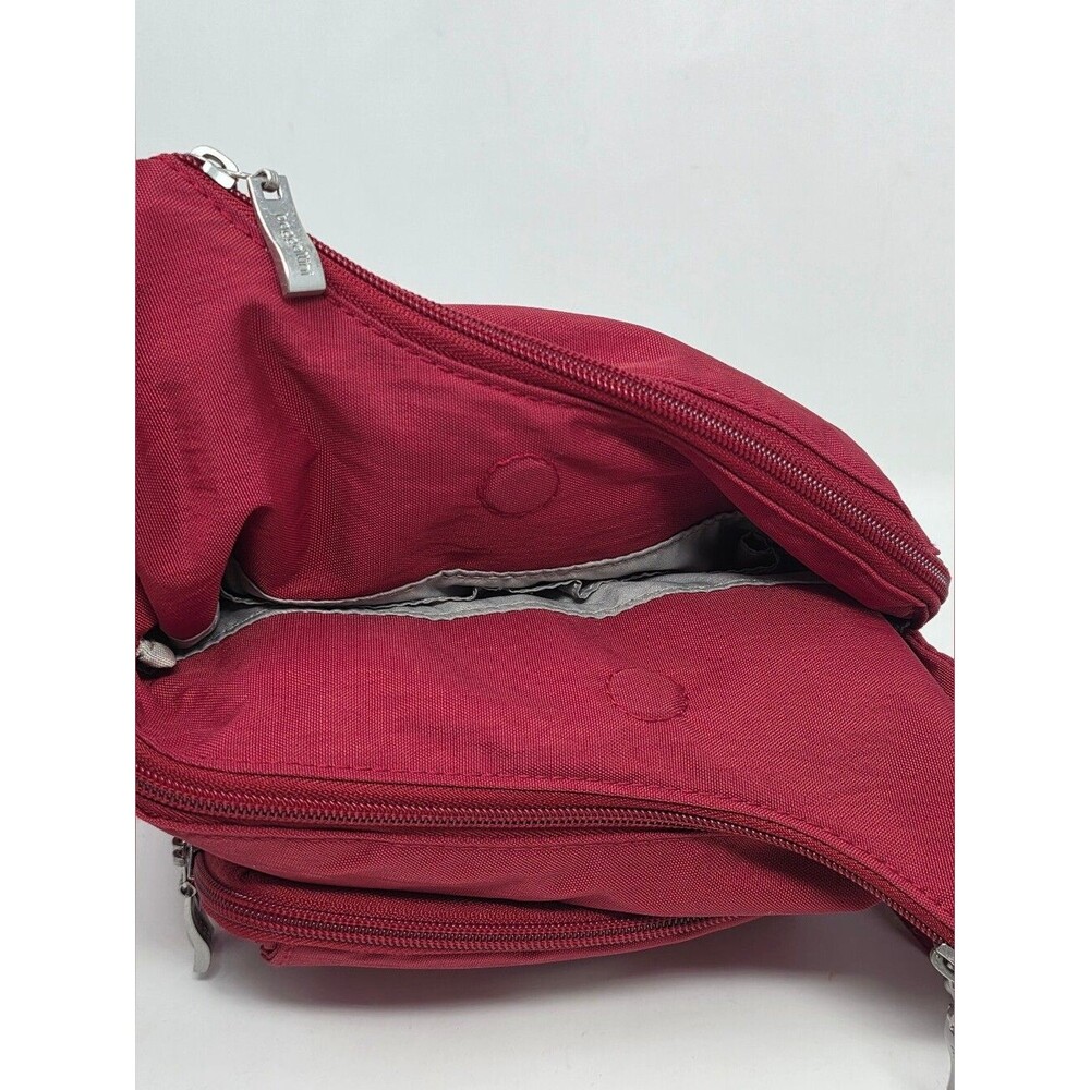 Baggallini Criss Cross Nylon Crossbody Travel Bag Multiple Compartments/ Pockets - Picture 5 of 15
